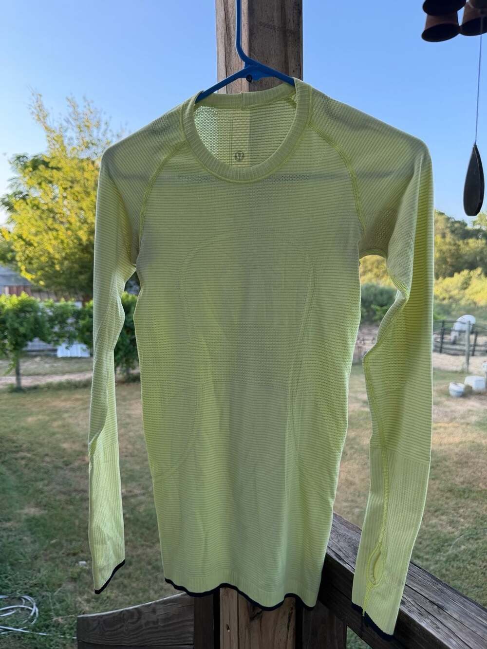 Lululemon Swiftly Tech Long Sleeve Crew Neck Athletic Shirt in Mellow Lemon